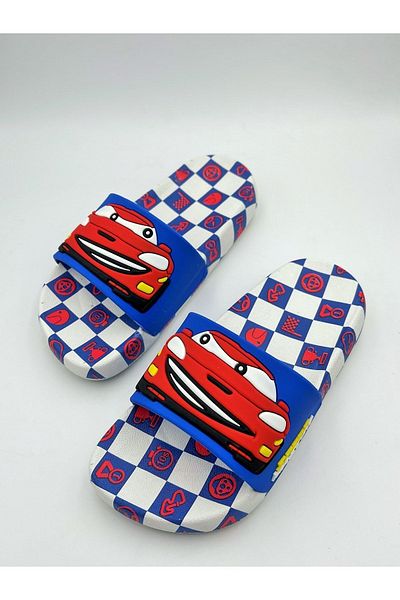 SUNSTEP شبشب للأولاد منقوش من Lightning Mcqueen