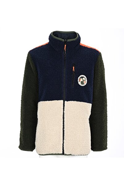 lumberjack Ml Hipsy-Cb 6Hs25 4Pr Khaki-Ecru Two-Side Wearable Coat