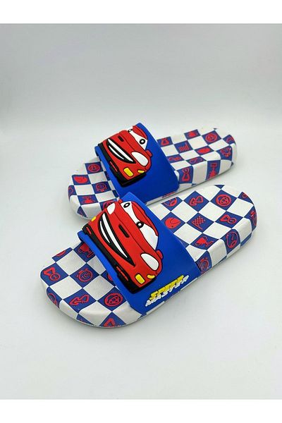 SUNSTEP شبشب للأولاد منقوش من Lightning Mcqueen
