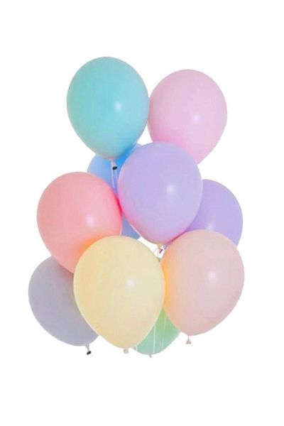 OYUNCAK GEZEGENİ Balloon 15 Li Pastel Mixed Color Balloon Package