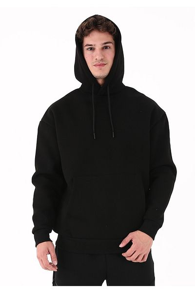 Scorp Ανδρικό φούτερ με κουκούλα Black Origin