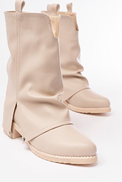 Aymood 270-3045 Beige Daily Women's Boots