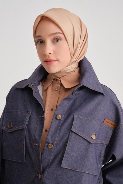 Armine Тъмносиньо дънково яке риза 24y5403