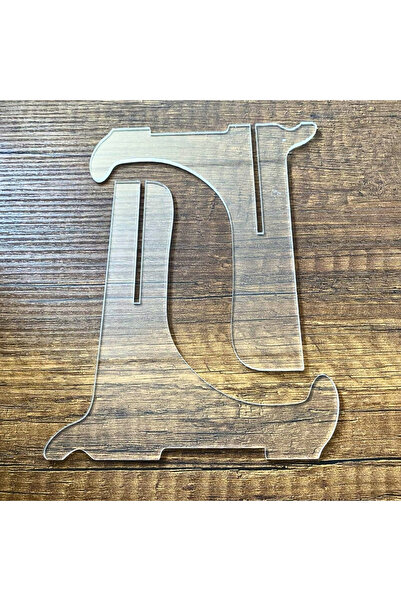 Eymen Hobi 5 adet Pleksi Çerçeve Tabak Teşhir Ayağı Standı Sergi ayak ŞEFFAF NO:2