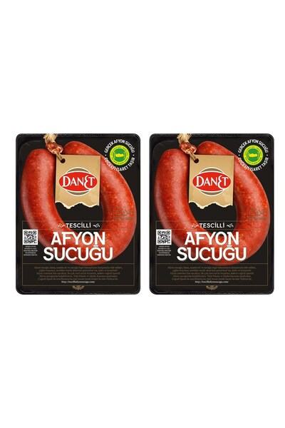 Danet Tescilli Afyon Sucuğu Fermente 300 g 2 li