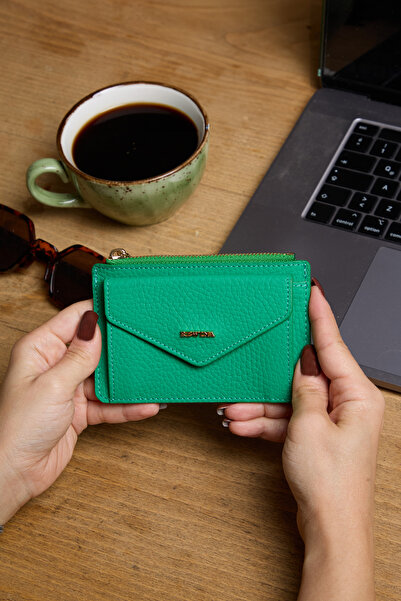 REWİNA 9116 Зелений спеціальний дизайн, натуральна шкіра, жіночий гаманець - ...
