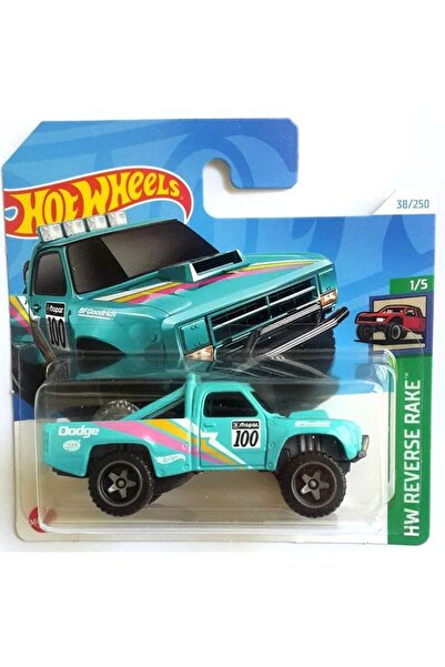 HOT WHEELS سيارات فردية 87 دودج D100 Htd17