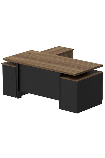 Mahmayi Samtida 193 Modern Executive Workstation Desk Ideal for Home and Office - Zabrano