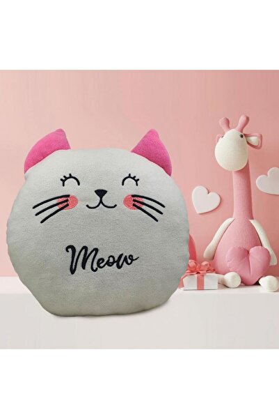 Hediye Kesesi Cat Fleece Pillow - Cute