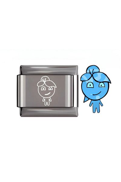 Sepetten Eve Fire and Water Model Steel Italian Charm
