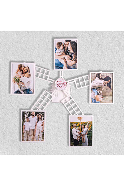 Hediye Kesesi Dönen Değirmen Duvar Fotoğraf Çerçevesi (fotoğraf Baskılı)