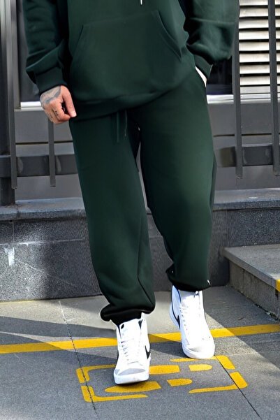 YAKAMEL Ανδρικό χειμερινό αθλητικό παντελόνι Jogger με ελαστικό τελείωμα και ...