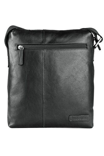 Hidesign Fitch 04 Crossbody Bag for Men | Premium Genuine Leather | Compact & Stylish | Black