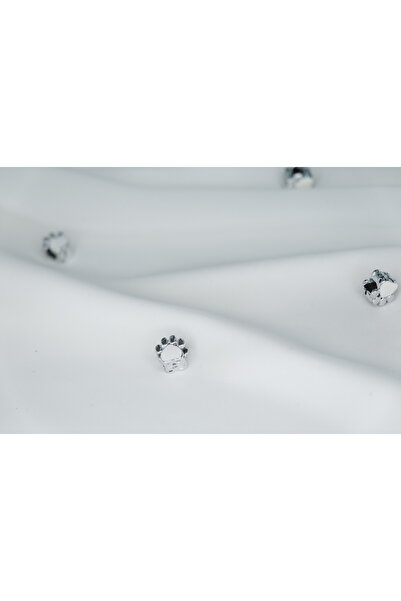 CYB STUDİO White Paw Figure Stainless Steel Charm