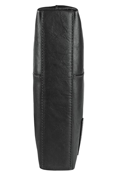 Hidesign Fitch 04 Crossbody Bag for Men | Premium Genuine Leather | Compact & Stylish | Black