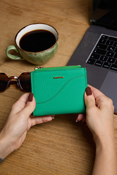 REWİNA 9733 Справжня шкіра, подвійна блискавка, спеціальний дизайн, магнітна ...