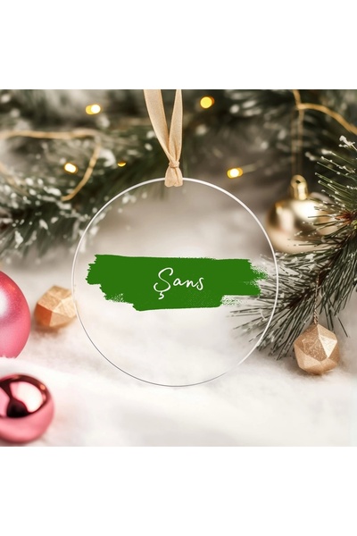 Sevimli Hediye Christmas Pine Tree and Wish Ornament - Luck