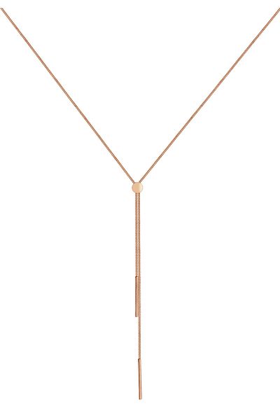 ELLI Halskette für Damen – Y-Kette, Geo Rod, Basic Trend, Blogger, 925er Sterlingsilber