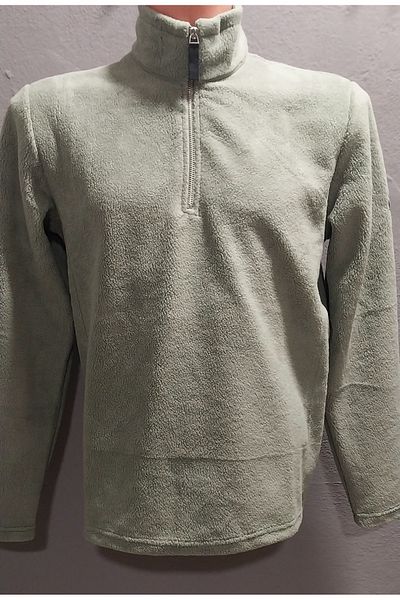 JSCO Men's Metal Zippered Straight Neck Intersoft Fleece