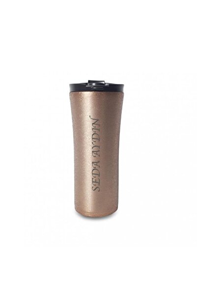 Hediye Kesesi Kişiye Özel Paslanmaz Çelik French Press Termos 500 Ml