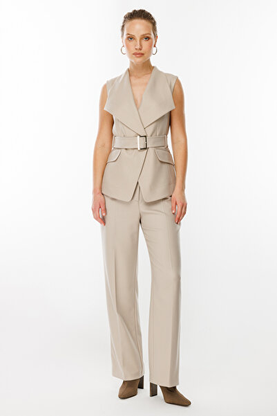 Ekol Διπλό γιλέκο με ζώνη μέσης