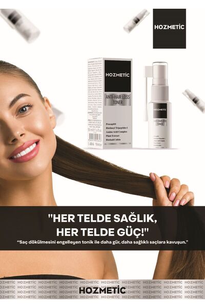 HOZMETİC Saç Dökülmesine Karşı Sprey Serum - Anti Hair Lotion Caffein - Bioti...