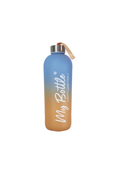 Hediye Kesesi Colorful 1 LT Motivation Glass Water Bottle HK2704
