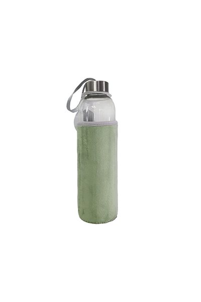 Hediye Kesesi Plush Covered Glass Flask 750 Ml