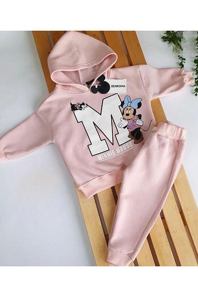 BENROMA Unisex Kids Tracksuit Set - Printed, Oversize Fit