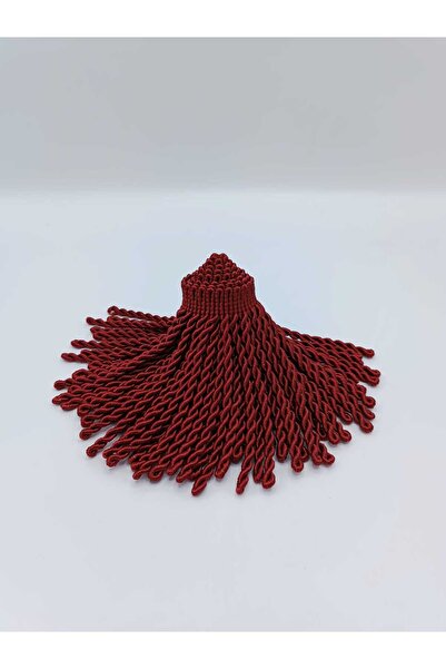 KATMERTEKS Bulyon Saçak 6 Metre Bordo Renk