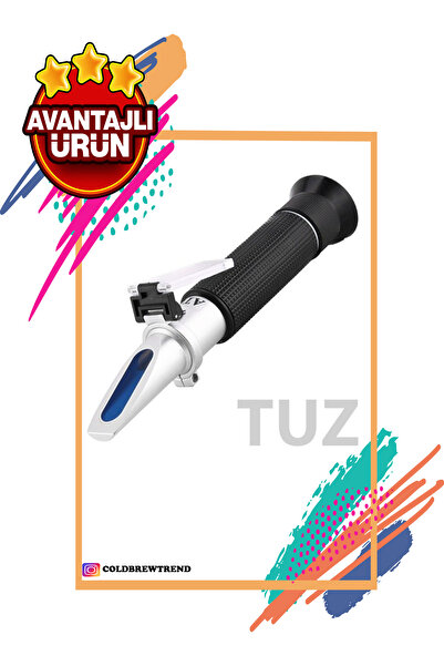 COLD BREW TREND by uğur cadırcı Tuzluluk ve Yoğunluk Ölçer Refraktometre