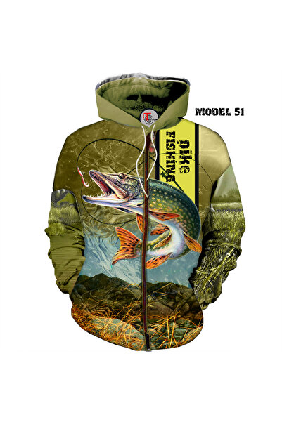 HT Outdoor Sports Jacket Model - Zipper Detail and Hood