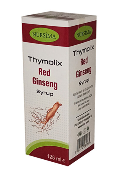 Nursima Red Ginseng Şurubu – 125 ml | Doğal Bitkisel Karışım & Enerji Desteği