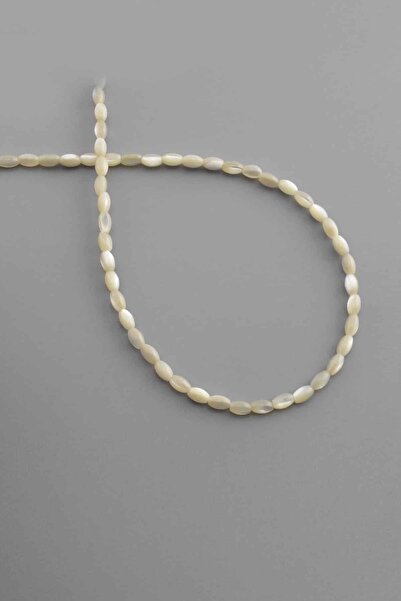 Uçar Doğaltaş Doğal Taş Parlak Kahverengi Arpa Kesim 3x5mm Dizi [AB+]