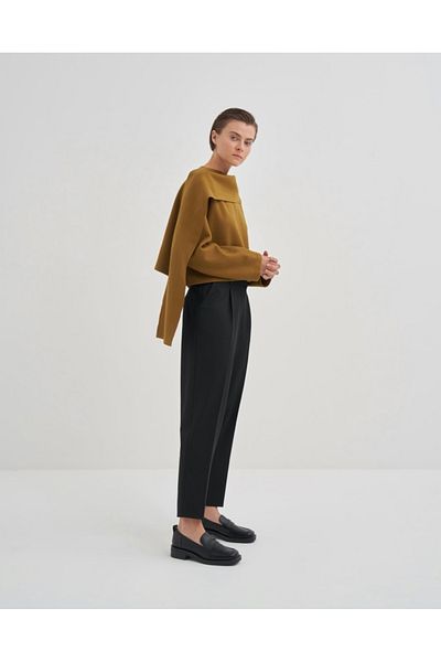 QOOQ STORE Black Carrot Pants