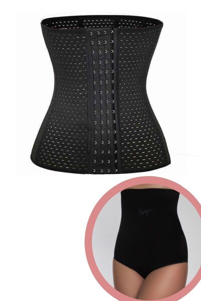 SWEETKORSE Corset de recuperare postpartum de maternitate sub bust Corset de ...