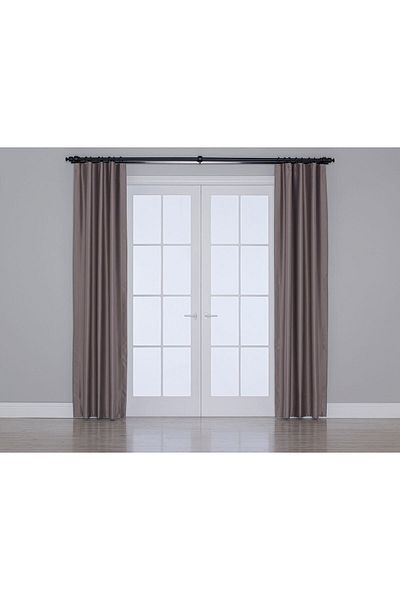 Gauze Fabric Design Metallic Gray Blackout Background - Curtain Blackout Feature