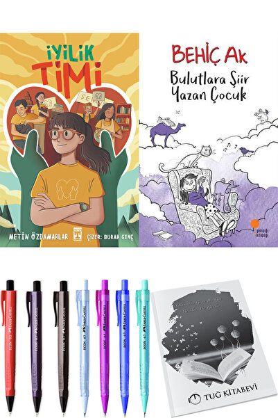 Genç Timaş Bulutlara Şiir Yazan Çocuk ve İyilik Timi 2li Set + Hediyeli