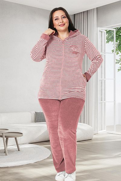 Burgundy Women Plus Size Sweatsuit Sets Styles Prices Trendyol