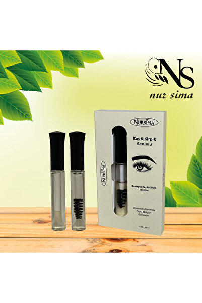 Genel Markalar Kaş ve Kirpik Serumu – 10 ml + 10 ml | Doğal Bitkisel Bakım Se...