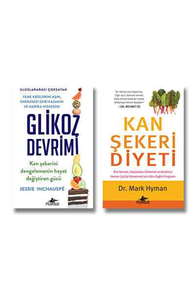 Pegasus Yayınları Glikoz Devrimi + Kan Şekeri Diyeti (2 Kitap Seti) – Kan Şek...
