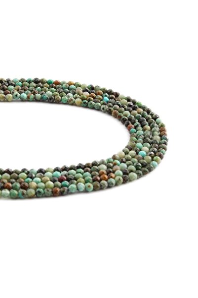 Uçar Doğaltaş Afrika Turkuaz Doğal Taş Küre Kesim 2mm Dizi