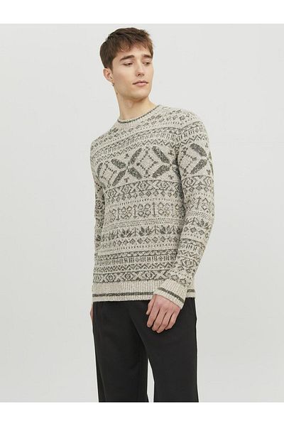 Jack & Jones Premium Strickpullover All Over Print Strickpullover