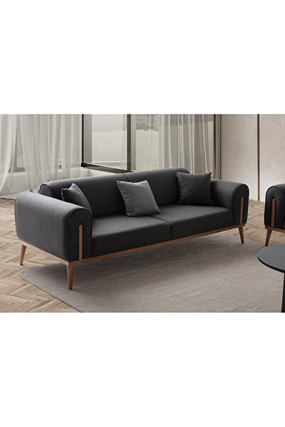 EDSY HOME Riva 3+1 Koltuk Takımı Antrasit