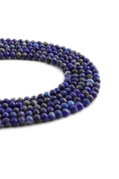 Uçar Doğaltaş Lapis Lazuli Taşı Küre Kristal Kesim 4mm Doğal Taş Dizi