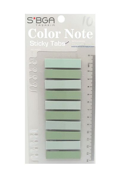 sibga tasarım Transparent Colored Post-It Note Paper - 200 Sheets Bookmark Sticker