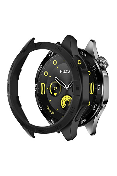 habilis إطار حماية مرن للساعة الذكية اللامعة متوافق مع Huawei GT5 مقاس 46 مم