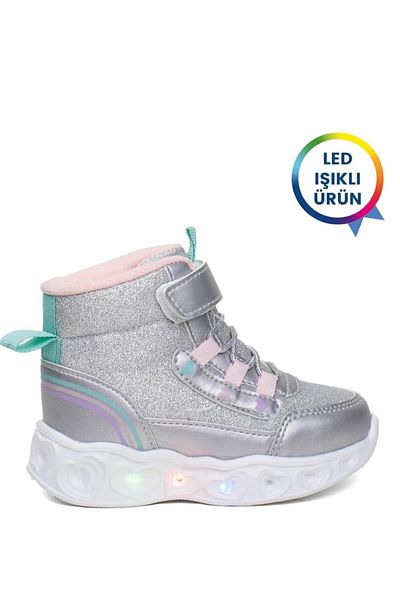 Cool Kids Baby 22/25 Girl's Ultra Light Led Lighted Daily Boots