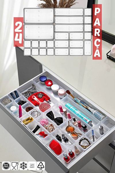 Nandy Home 24 Τεμάχια Συρτάρι, Organizer, Organizer Σετ
