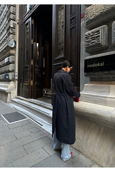 Genel Markalar Fashion Coachella Klasik Midi Trençkot